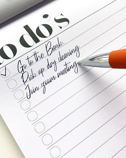To Do List Notepad A5 Size (8.3"X5.8") Daily To Do List Planner, Productivity Planner, Stylish Design, Quality Thick Paper, Hardcover, Undated, Ruled Pages, Checkboxes, Deadline Column, Date Section.