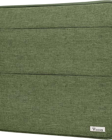 Voova 15.6 16 Inch Laptop Sleeve Case Compatible with MacBook Pro 16 M1/M2/M3/M4 Max 2019-2025, 15.6-16” Hp Lenovo Acer Asus, Waterproof Slim Computer Bag Cover with Handle, Army Green