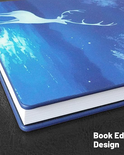 Lined Cute Journal Notebooks with Glow-in-the-dark Elk Patterns, They Are Ideal for Work, Note-taking, Journaling, School and Writing, A5 Notebook