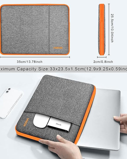 Hseok Laptop Case 13.3 Inch Sleeve Recycled Water Resistant Cover for MacBook Pro 14" M4 M3 M2 M1 and All Model 13.3" Mac Air/Pro, XPS 13 14 and Most Popular 13"-14" Notebooks,D02G02