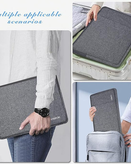 Hseok Laptop Case 15.6 Inch Sleeve, Shockproof Protective Water Repellent with Accessory Pocket,Compatible with Mac Pro 16 inch 2025-2019, Sleeve Bag for Most 15 15.6 16 Notebooks,L01G07