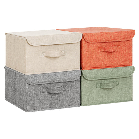GRANNY SAYS Memory Keepsake Storage Box, Fabric Storage Bins with Lids