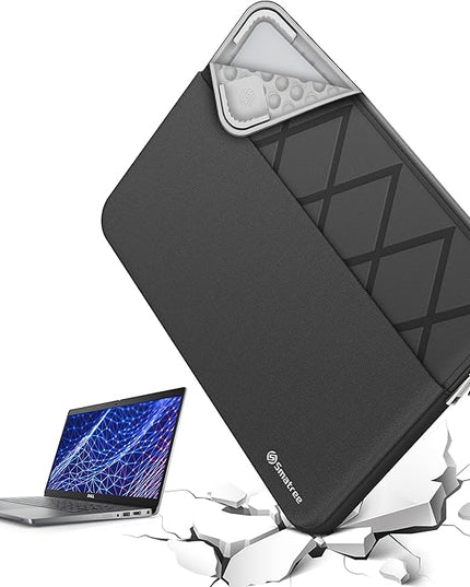 Smatree Laptop Sleeve for 14 inch DELL Latitude 5430 Chromebook or 2-in-1, Case with Accessory Pocket, YKK Zipper, Patented Shockproof Design (E462)
