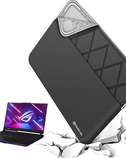 Smatree Laptop Sleeve for 15.6 inch ASUS Vivobook 15 F512/15 F512DA/S15 S532, Protective Laptop Case with Accessory Pocket, YKK Zipper, Patented Shockproof Design (E634)