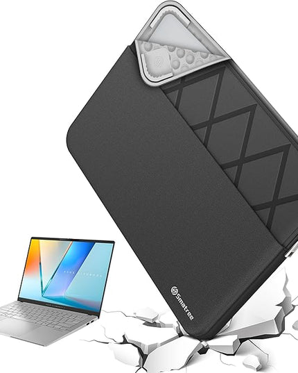 Smatree Laptop Sleeve for 14 inch ASUS ExpertBook B3 B3405/B5 B5405, for 14 inch ASUS ExpertBook CX54 Chromebook Plus CX5403, Case with Accessory Pocket, YKK Zipper (E460)