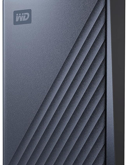 WD 5TB My Passport Ultra, Blue, Portable External Hard Drive, backup software with defense against ransomware, and password protection, USB-C and USB 3.1 - WDBFTM0050BBL-WESN