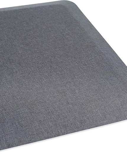 Internet's Best 32-Inch-by-20.5-Inch Anti Fatigue Cushioned Non-Slip Ergonomic Waterproof Floor Mat, Grey