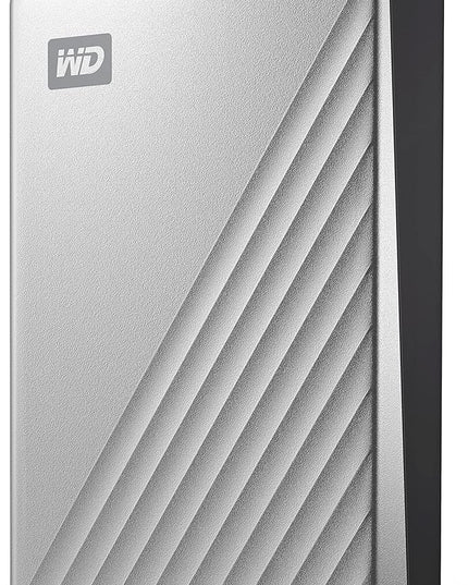 Western Digital 4TB My Passport Ultra for Mac Silver Portable External Hard Drive HDD, USB-C and USB 3.1 Compatible - WDBPMV0040BSL-WESN
