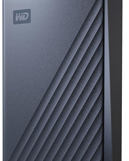 WD 4TB My Passport Ultra, Blue, Portable External Hard Drive, backup software with defense against ransomware, and password protection, USB-C and USB 3.1 - WDBFTM0040BBL-WESN